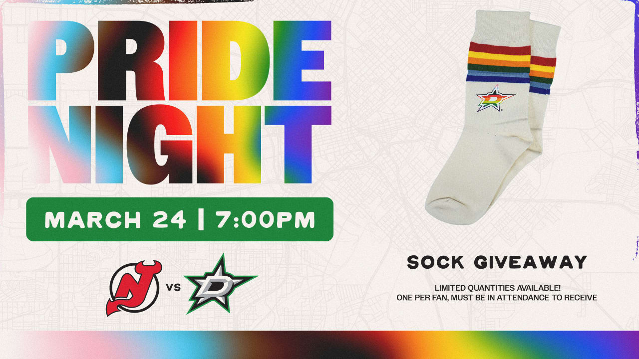 Dallas Stars to host annual Pride Night on Tuesday, March 24 vs. New Jersey Devils