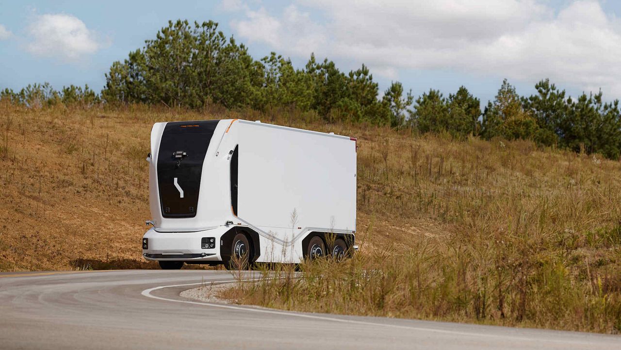 Swedish autonomous freight company Einride may bring driverless trucks to Texas State Highway 130. (Einride)