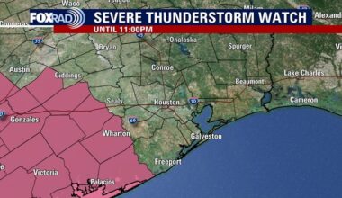 Houston weather: Strong storms for Saturday night; rain continues Sunday