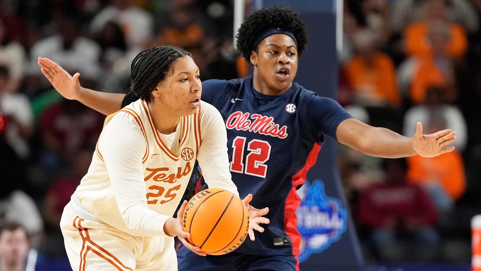 Booker's 31 points lift No. 6 Texas past No. 24 Ole Miss 85-68 and into the SEC title game