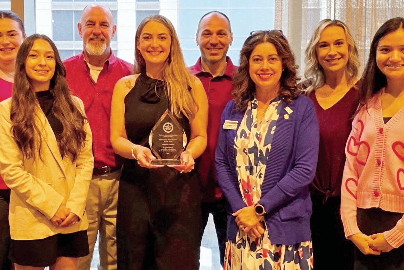 Santos recognized as staff member of the year