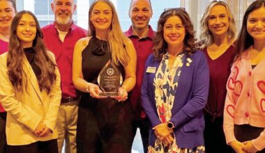 Santos recognized as staff member of the year