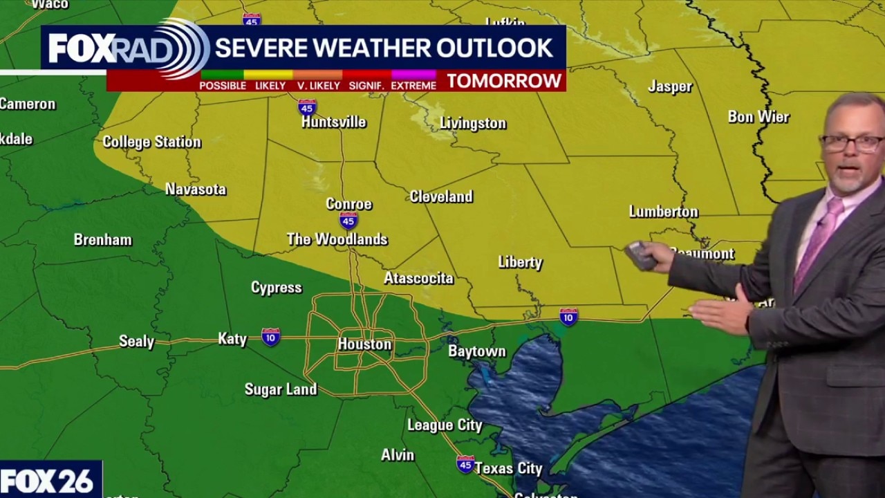 Strong storms possible in Houston Wednesday: Forecast