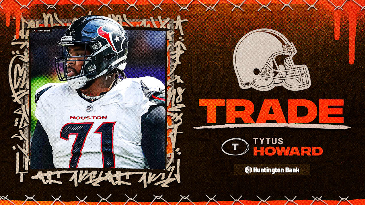 Browns acquire Tytus Howard in trade with the Texans