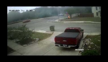 Report: Video shows fiery motorcycle crash on Far West Side