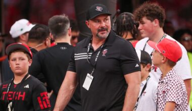 Texas Tech University Systems chair Cody Campbell attends a non-conference football game, Saturday, Sept. 13, 2025, at Jones AT&T Stadium.