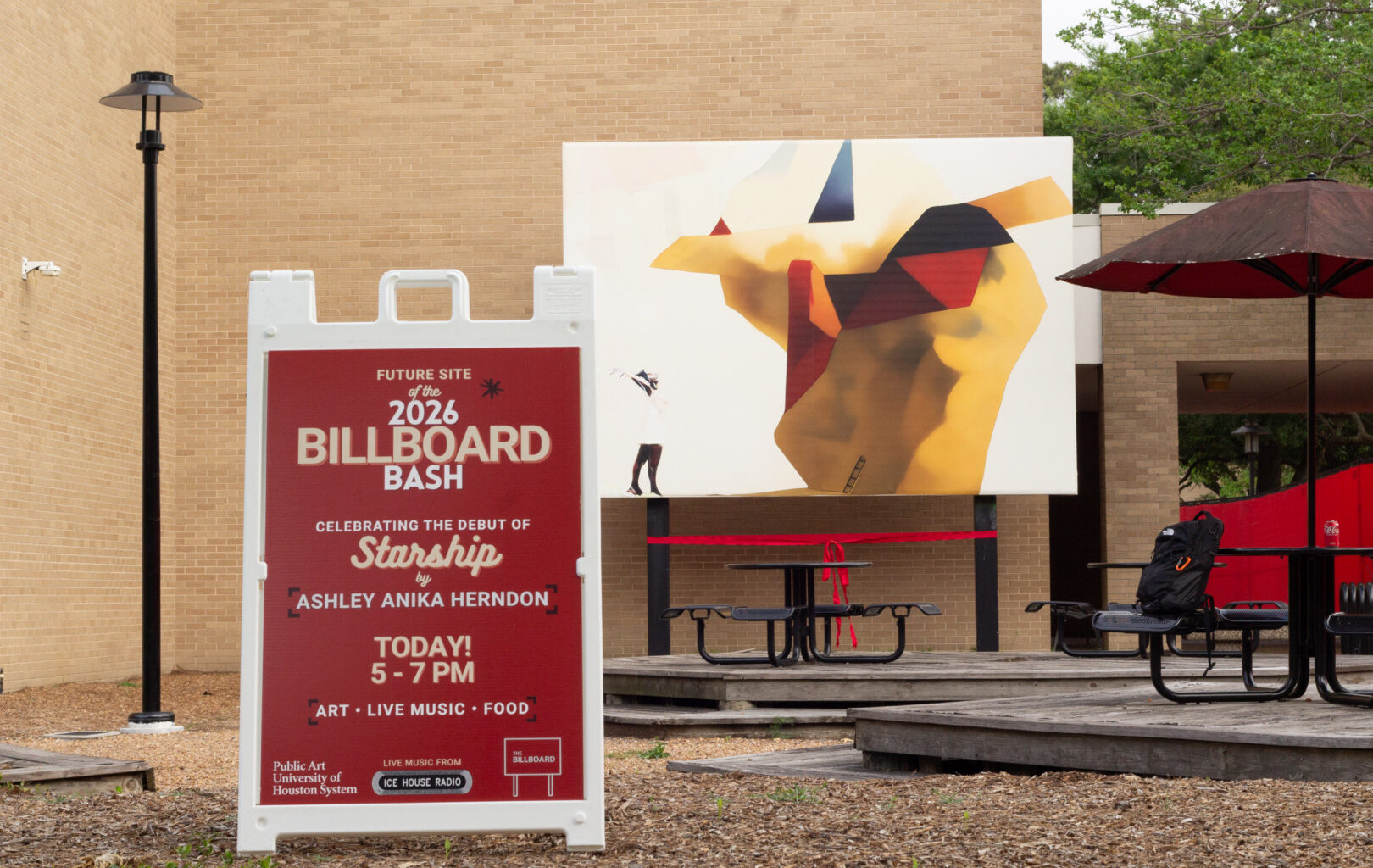 UH unveils first student-selected billboard artwork with "Starship" debut