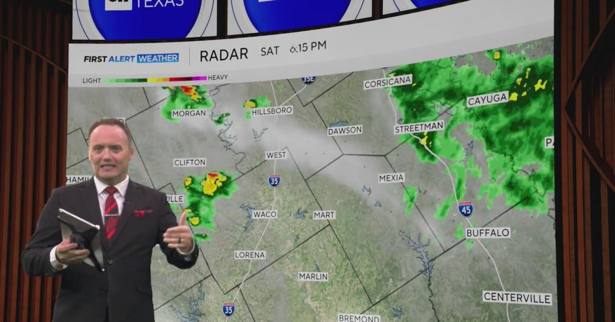 Showers move into North Texas with higher severe weather risk Sunday