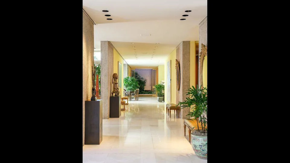 The art gallery at the Tandy Home in Westover Hills.