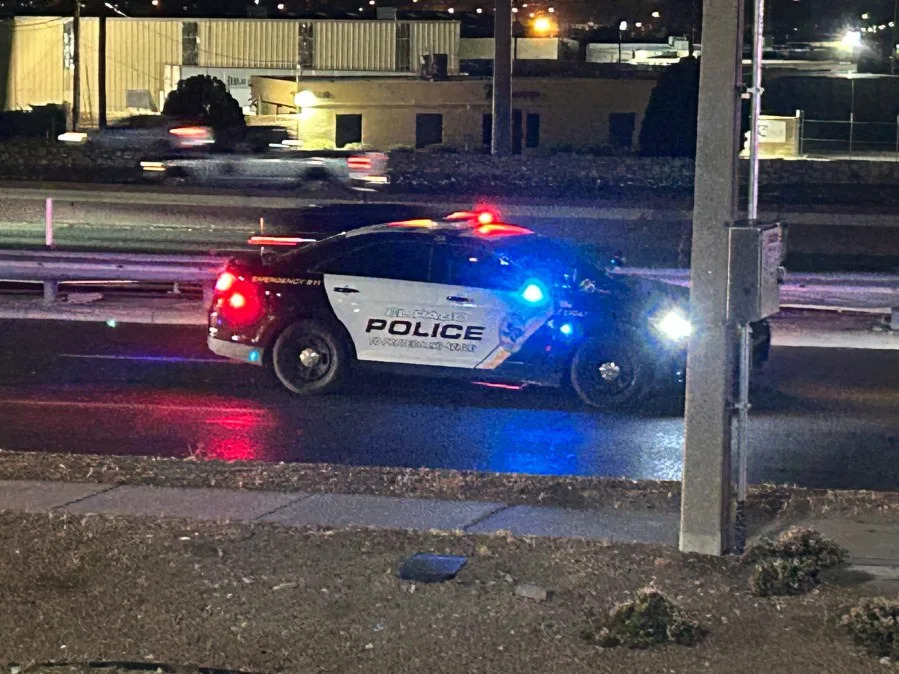 Aftermath of crash involving semi truck in East El Paso, causing a power outage affecting over 2,000 customers. Photo taken by Edith Montero/KTSM