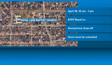 North Dallas church looks to turn unwanted guns into art