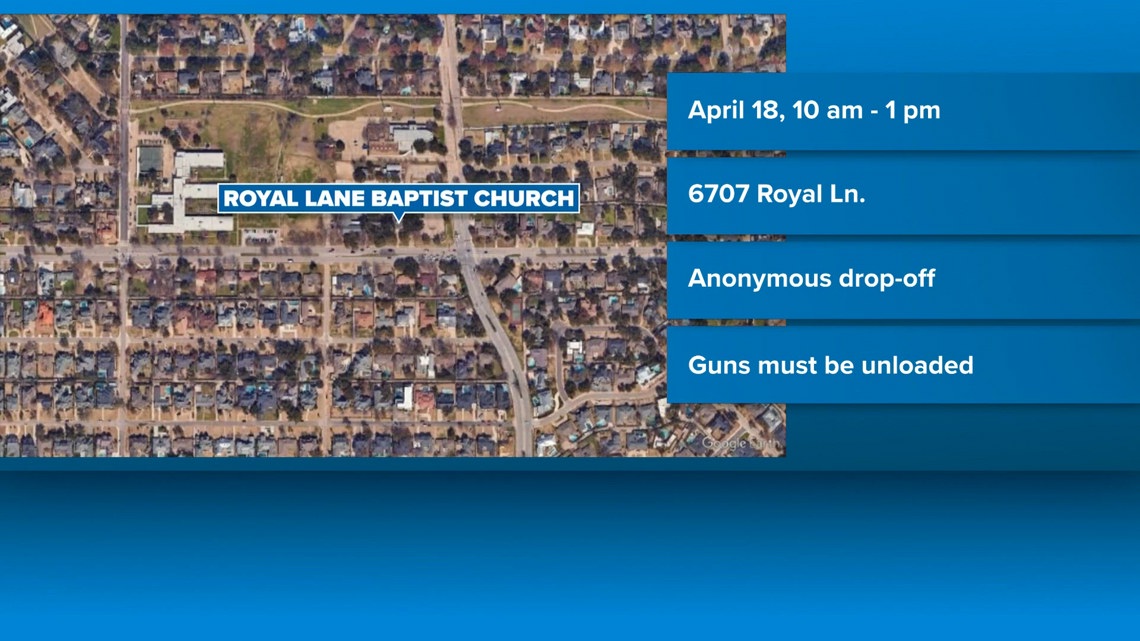 North Dallas church looks to turn unwanted guns into art