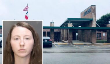 Texas teacher admits to sex with teens after she's spotted kissing young student