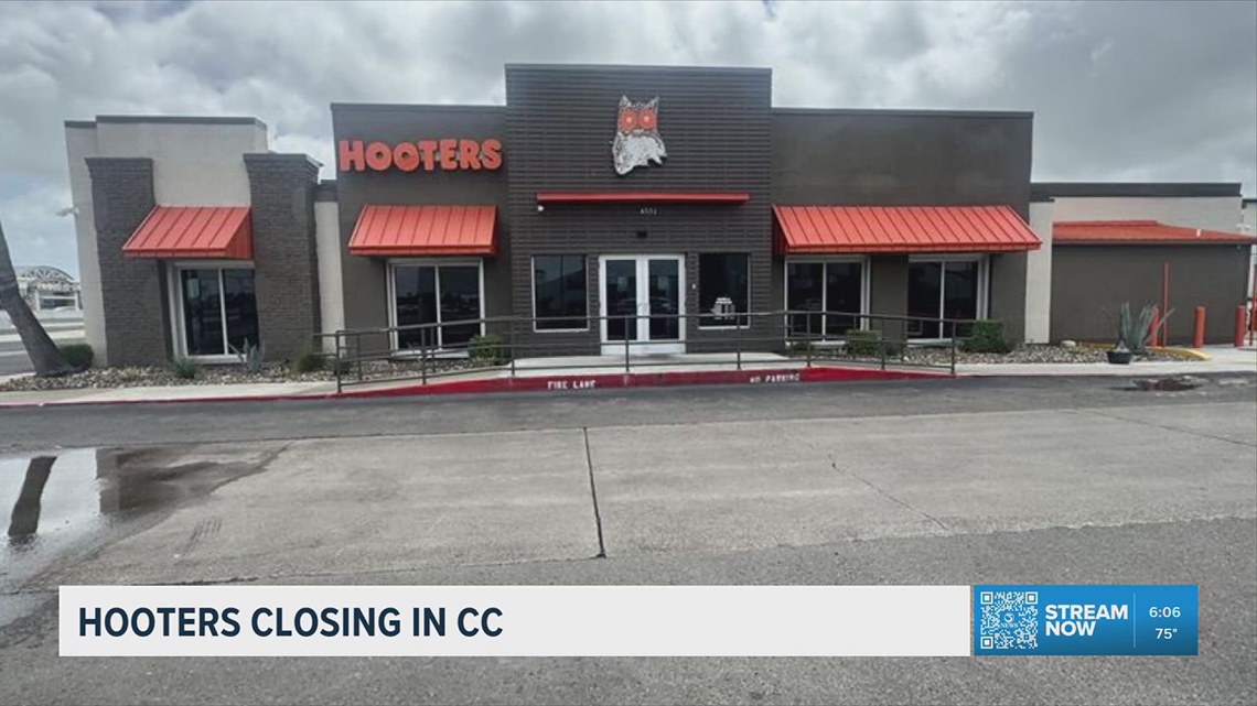 Hooters closing in Corpus Christi