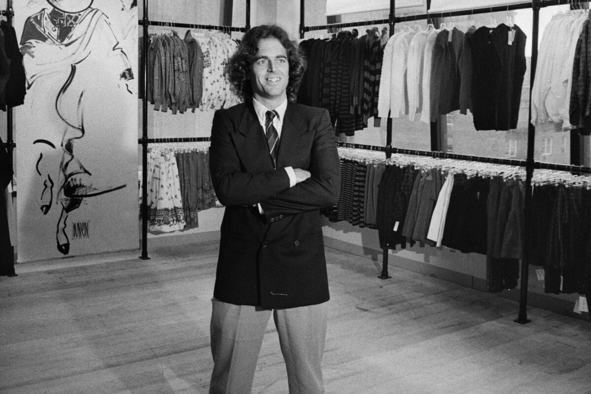Gene Pressman, who transformed Barneys into a destination, at the Madison Avenue store in New York in 1981. (Keith Meyers/The New York Times)