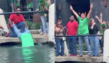 Man defends San Antonio River Walk plunge