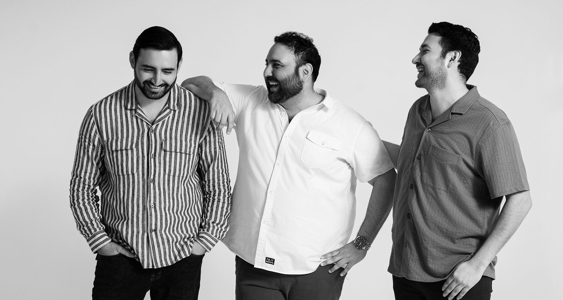 Axel Oliva, Emil Oliva and Alec Oliva of Leche de Tigre. 