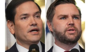 Vance and Rubio's differing postures on Iran war highlight their challenges ahead of 2028 election
