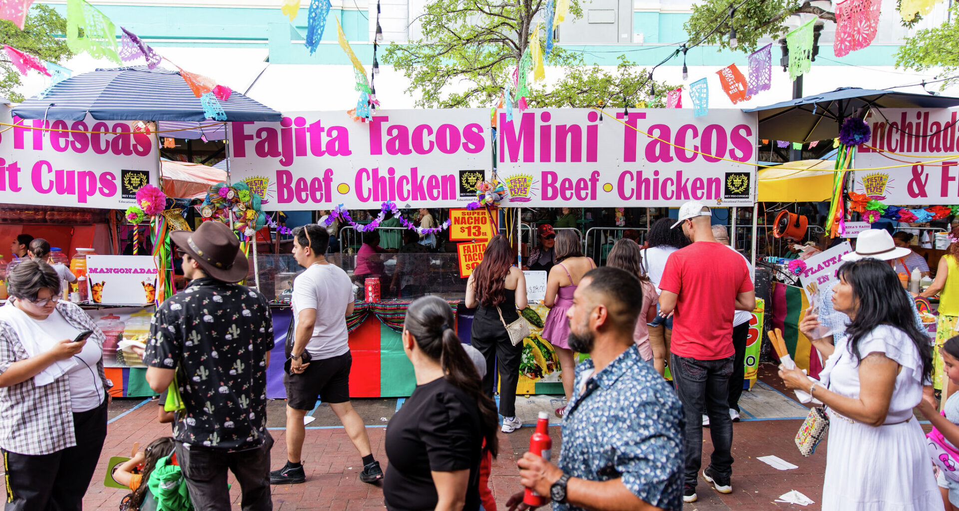 Fiesta De Los Reyes is one of many Fiesta events that centers food and drinks.