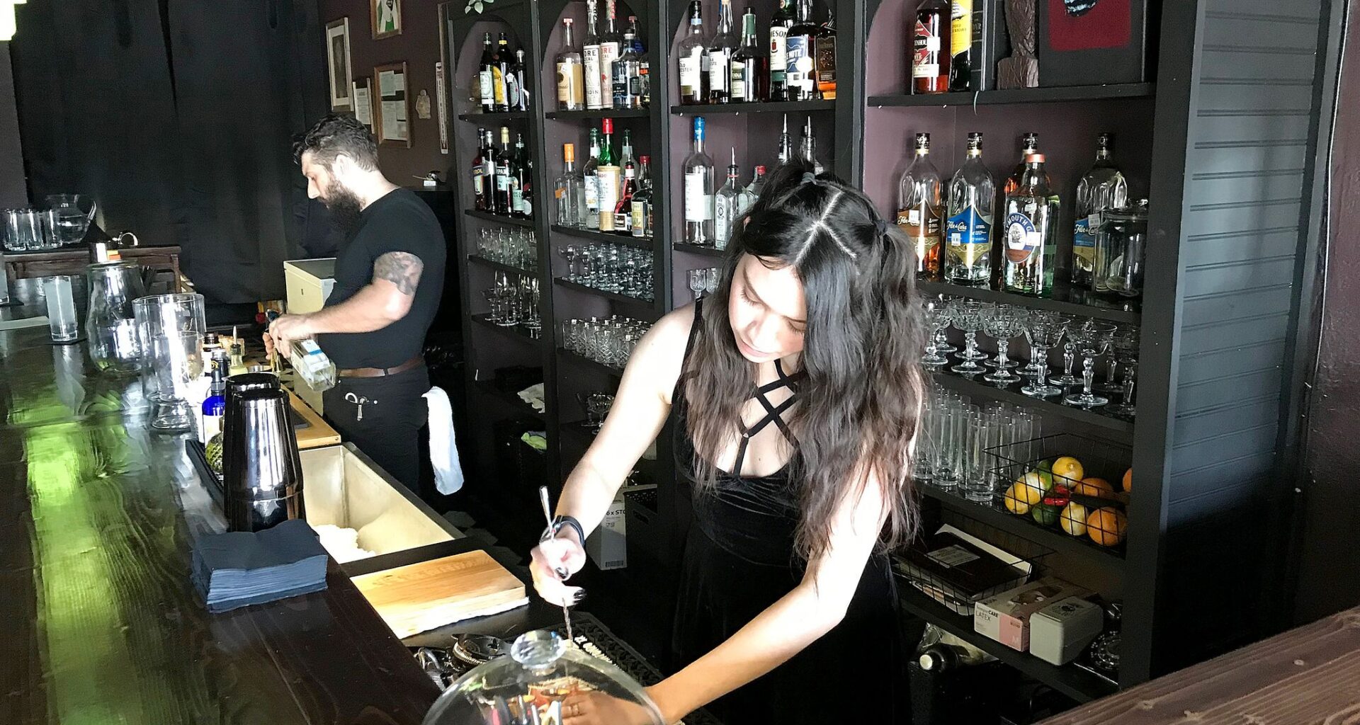 Near Dark is located at 1024 S. Presa St. in San Antonio’s Lavaca neighborhood.