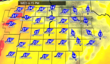 Windy Wednesday with fire weather concerns, another chance for showers, storms