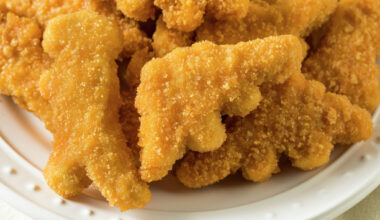 Frozen, dinosaur-shaped chicken nuggets sold under the Great Value brand may contain lead.