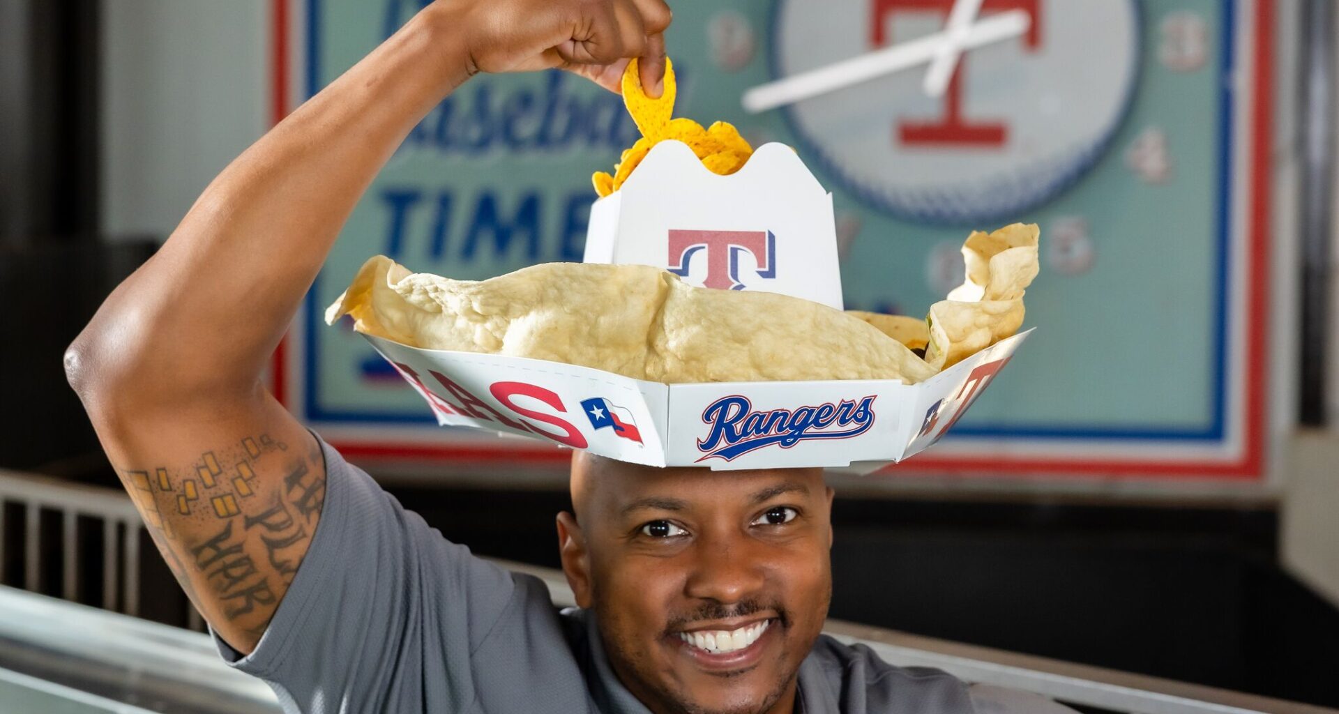 Texas Rangers' new edible sombrero is the weirdest ballpark food yet