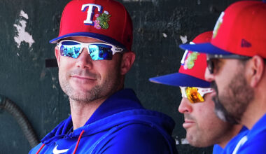 Texas Rangers pitcher Cody Bradford (61) delivers during the first inning of a baseball game against Minnesota Twins at Globe Life Field, Thursday, Aug. 15, 2024 in Arlington. 