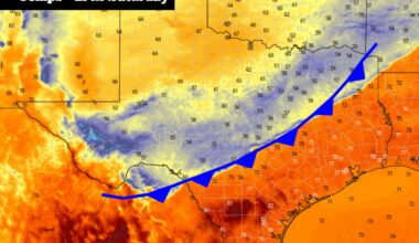 Weekend cold front aims for South Texas. Here's when it arrives.