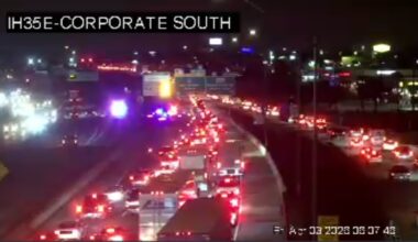 Collision closes all main southbound lanes on I-35E in Lewisville