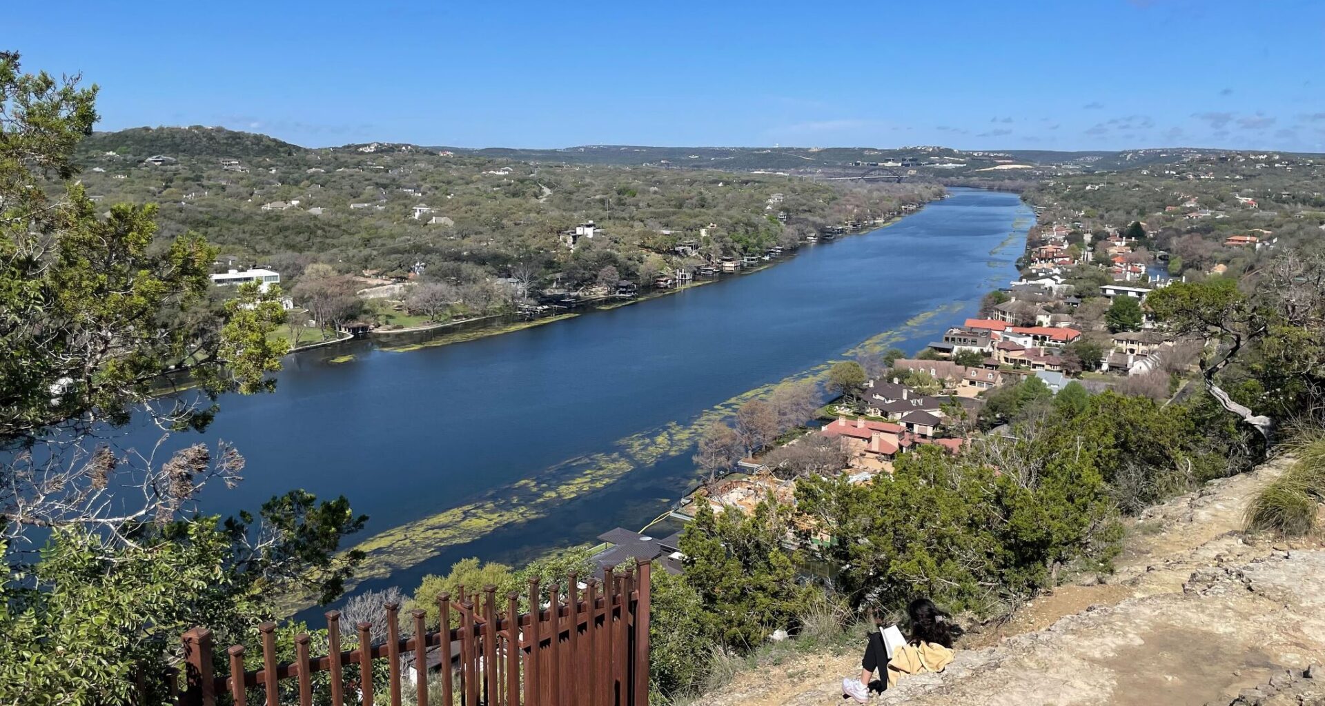 How full are Austin-area lake levels now versus spring 2025