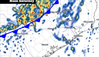 South Texas cold front to bring strong storms. Here’s the latest.