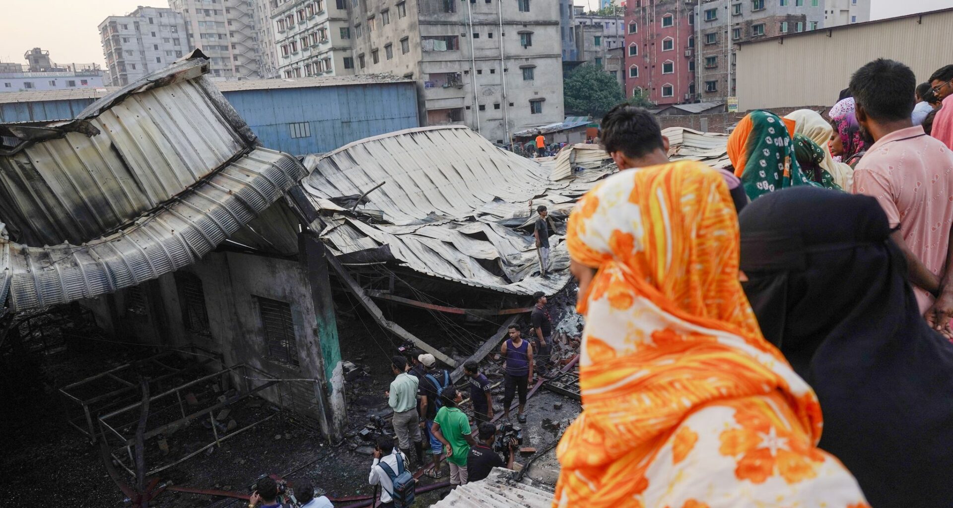Fire at a gas lighter factory near Bangladesh's capital kills 5 people