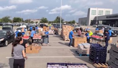 San Antonio Food Bank, Boeing serve 600+ families at third distribution event ahead of Easter