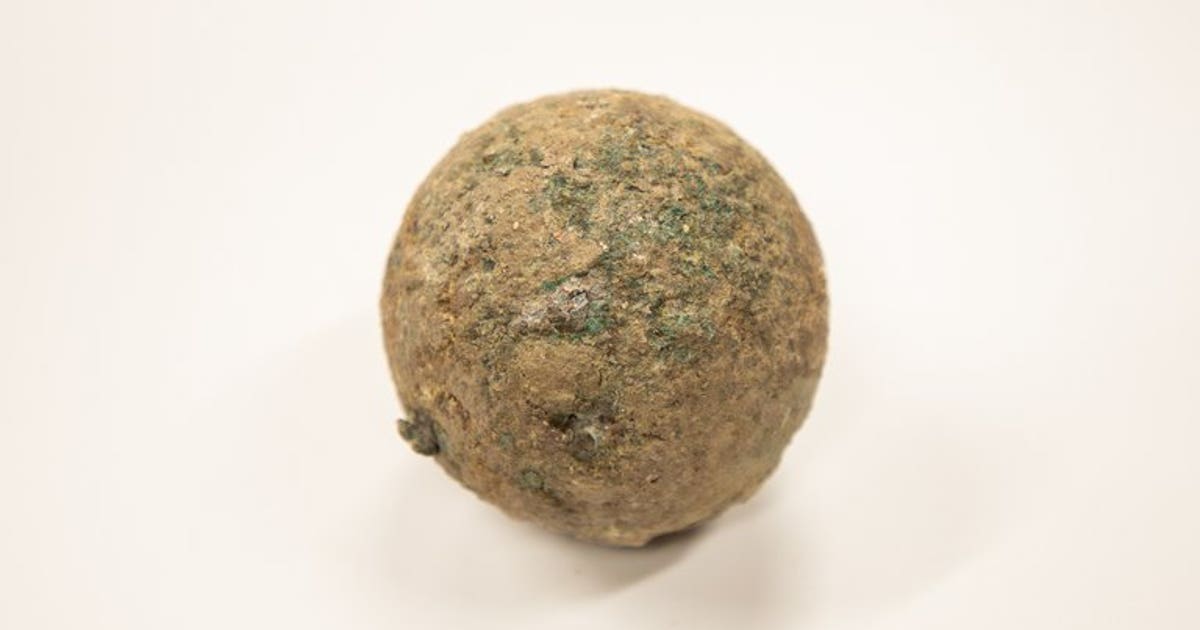 Cannonball from Battle of the Alamo era found near Texas church