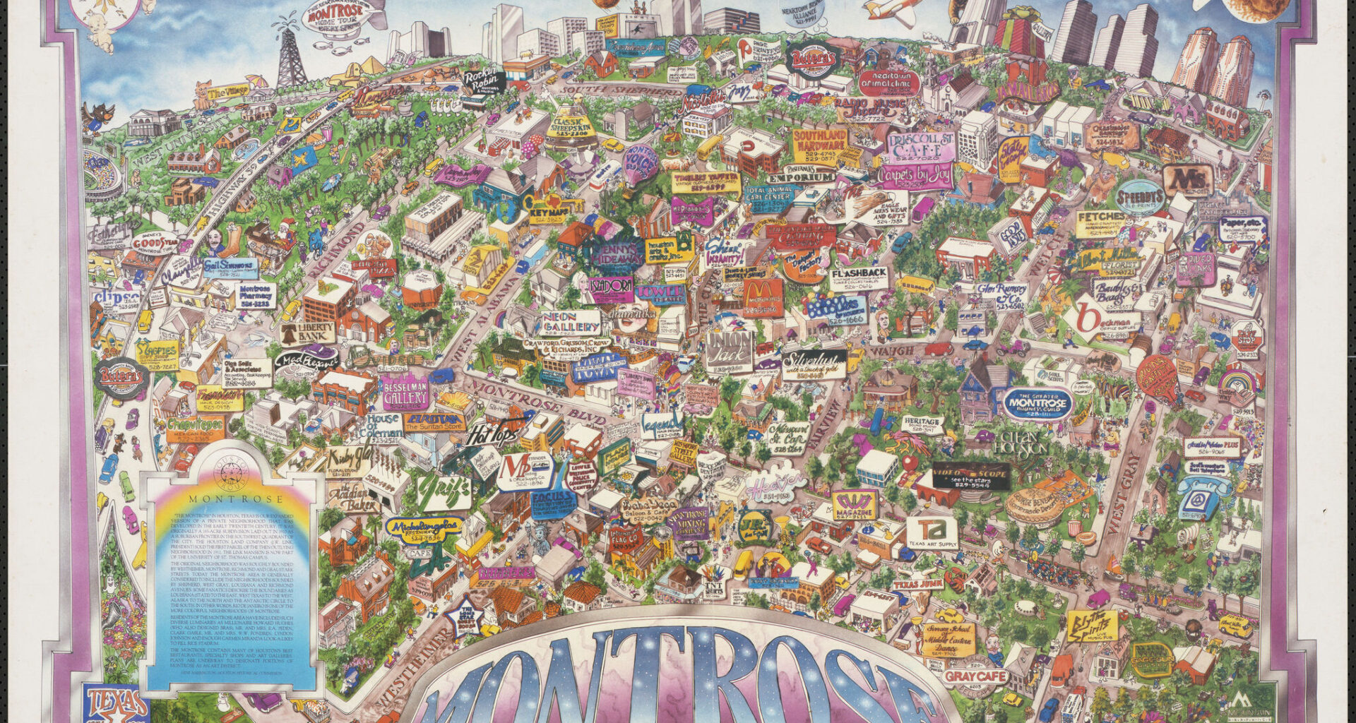 Old Houston map shows how popular neighborhood is sadly changing