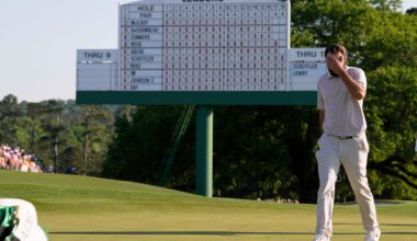 It's a boy! Scottie Scheffler arrives at Masters with 9-day-old son and a game he hopes is ready