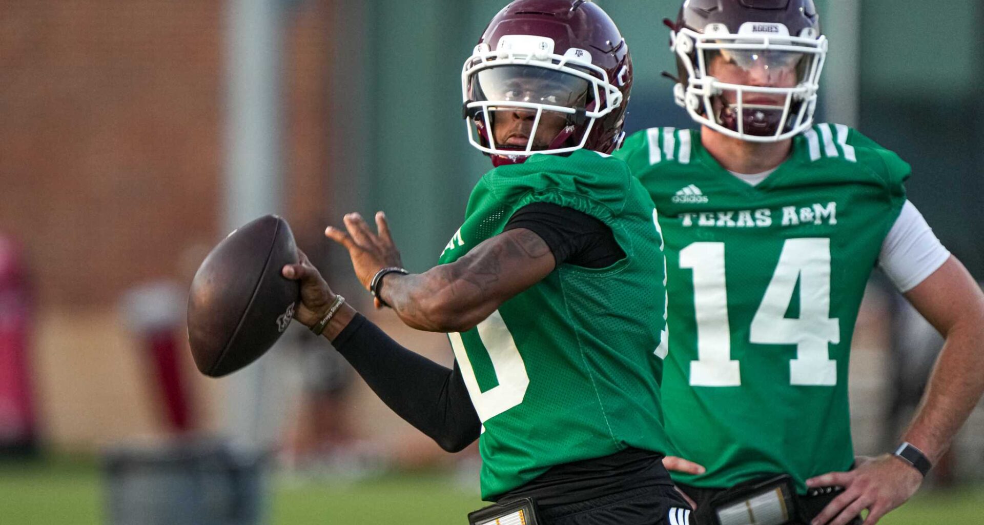 Jamarion Morrow and Marcel Reed stand out