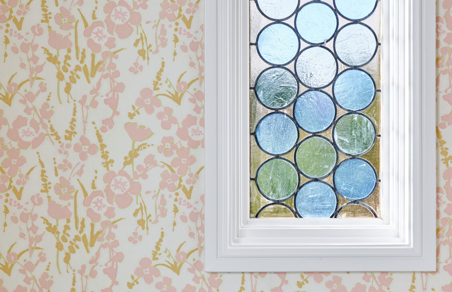 Stained- and leaded-glass windows are popping up in home design again