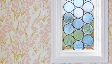 Stained- and leaded-glass windows are popping up in home design again