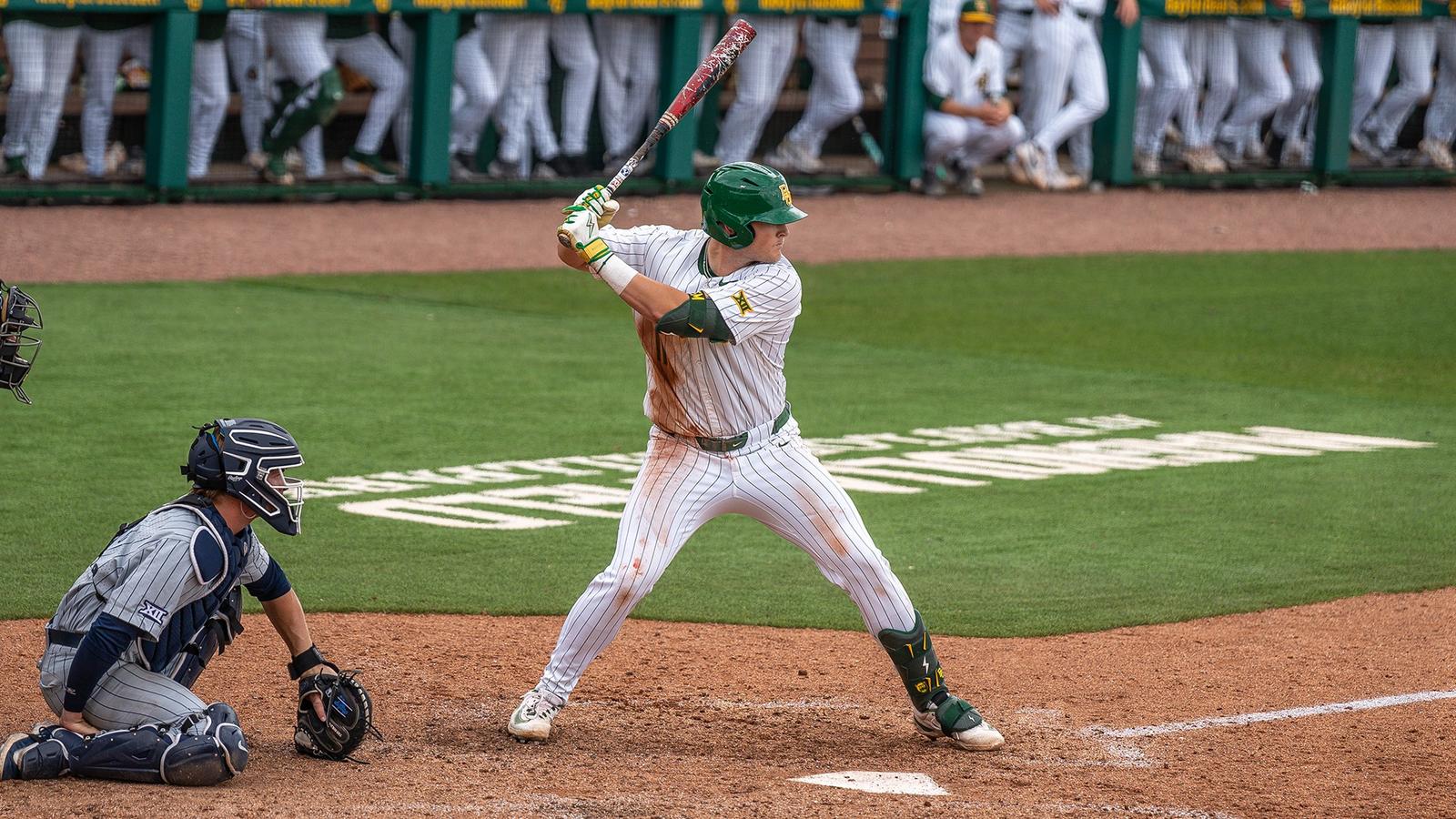 Ethan Calder pitching against BYU 2026