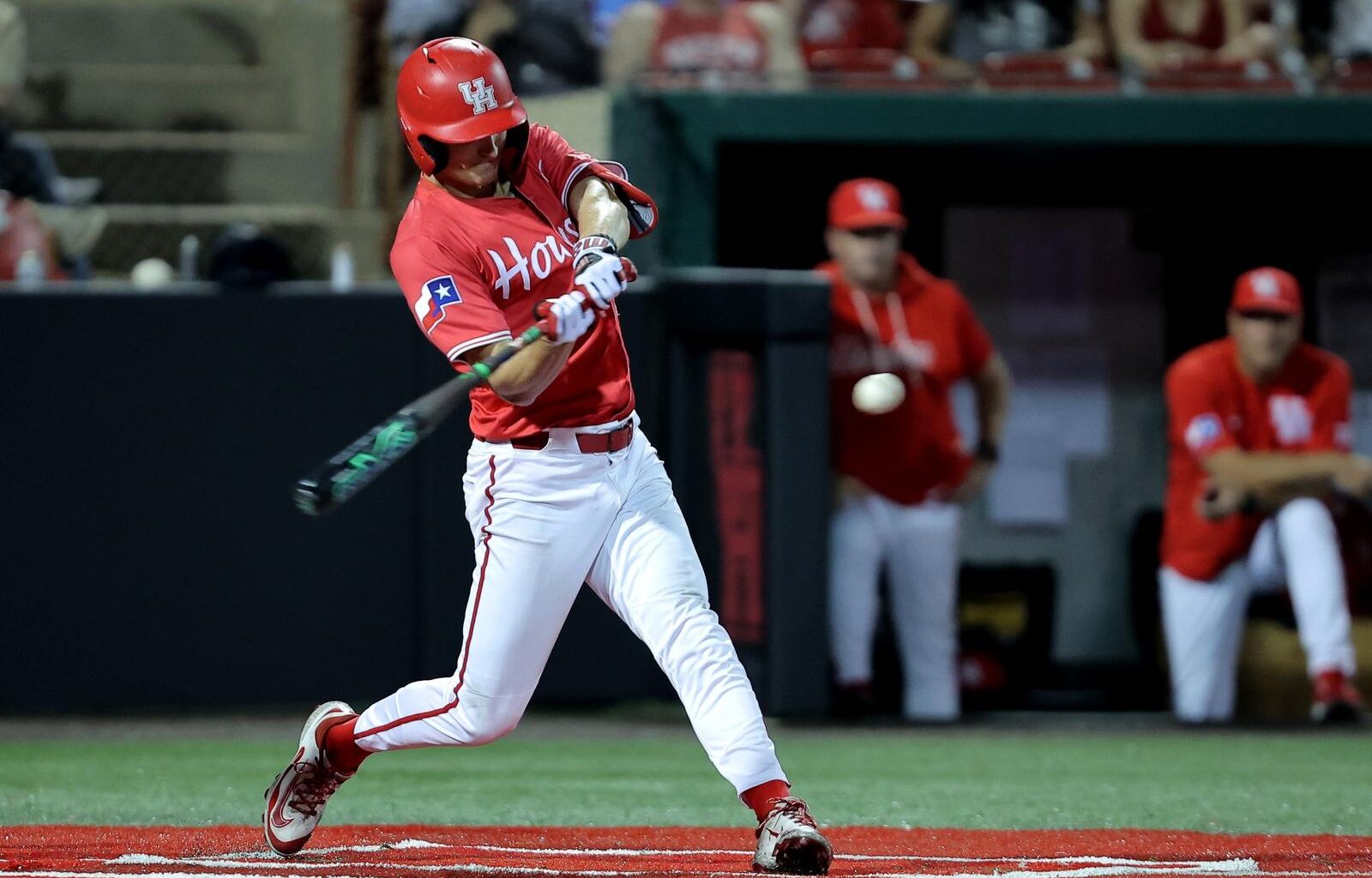 Paul Schmitz pitches at Texas Tech