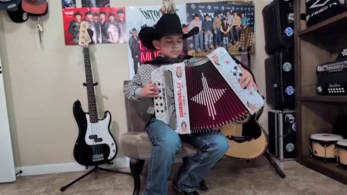 Floresville 11-year-old boy advances to finals of Texas accordion competition
