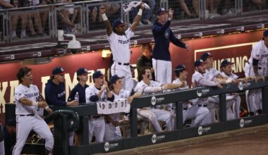 Aiden Sims postgame high fives