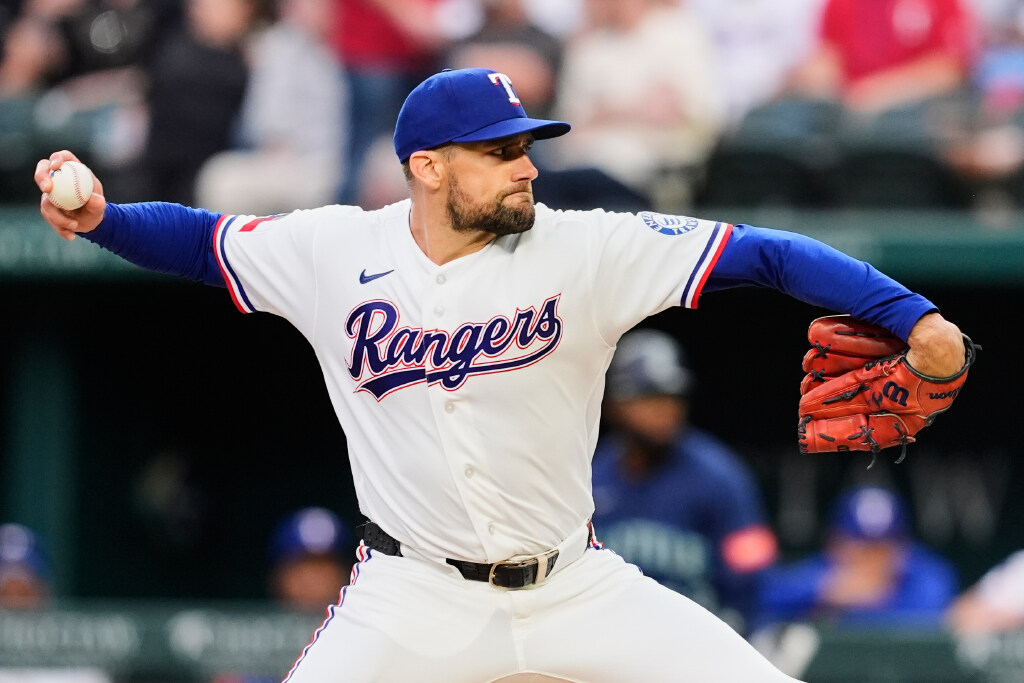 Rangers' SP Nathan Eovaldi strikes out 1,500th career batter