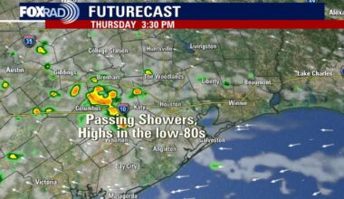 Houston weather: Pleasant Wednesday in the 80s, showers expected late in the week