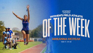 Mcpeak Earns WAC Field Athlete of the Week Honors