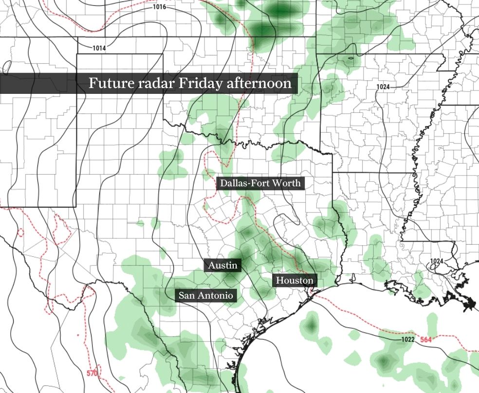 Storm chances increase in Houston Thursday into Friday