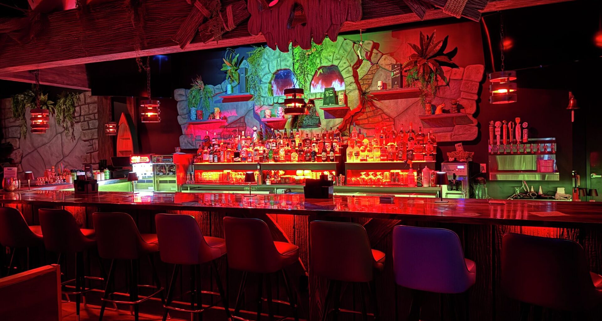 Interior of Paradise Unknown, which is launching soon in San Antonio.