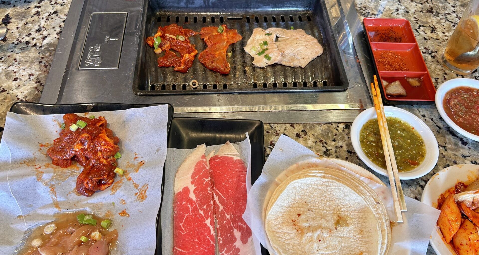 Ilsong Garden has added some Mexican foods to its all-you-can-eat barbecue experience. 